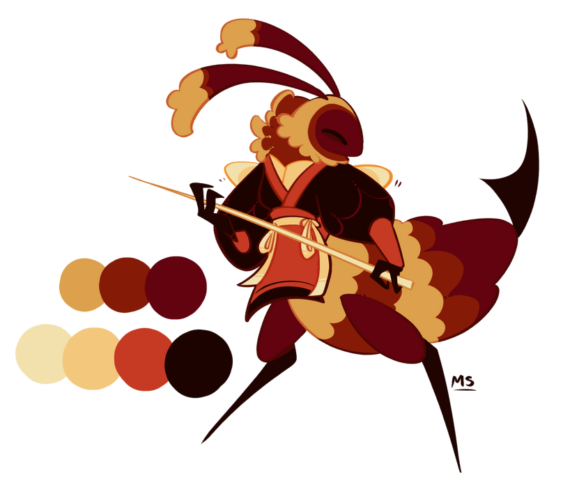 Custom Bee warrior design