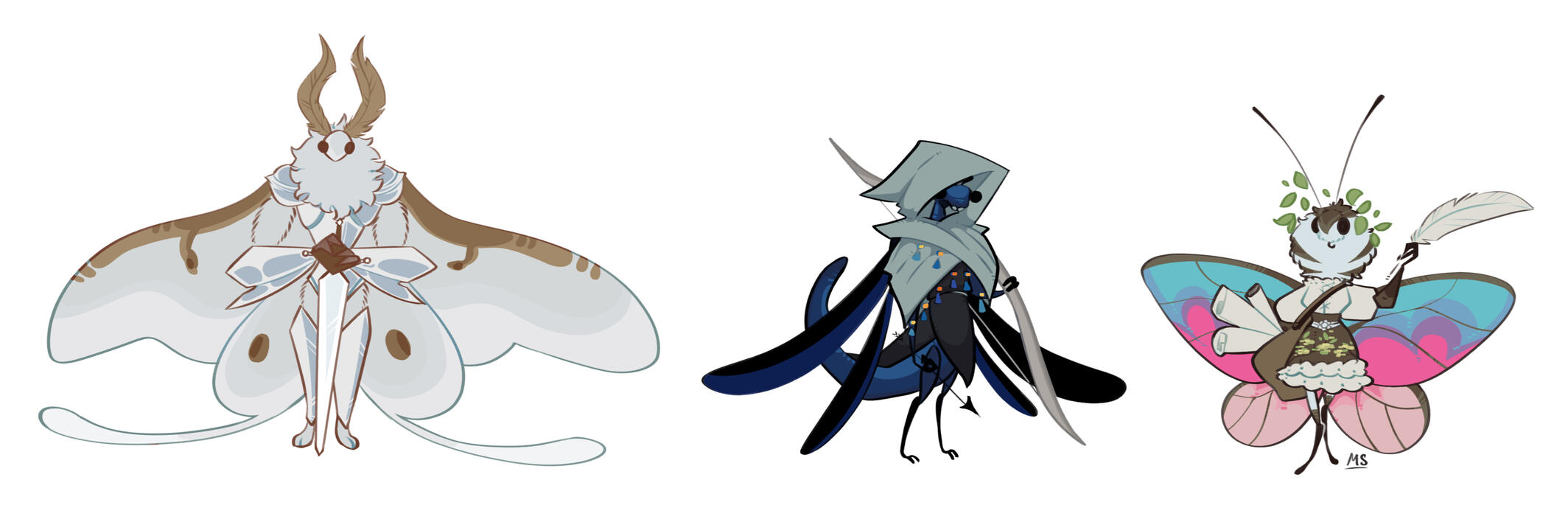 Various Anthro Insects