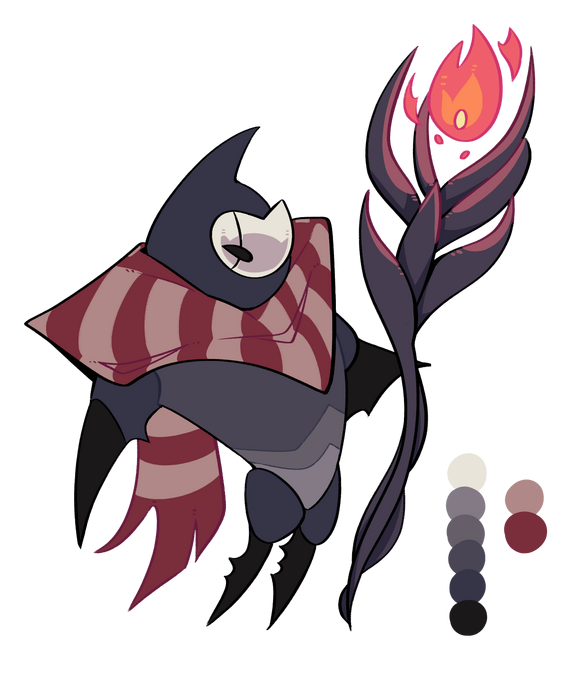 Custom Hollow Knight Bug Fan design